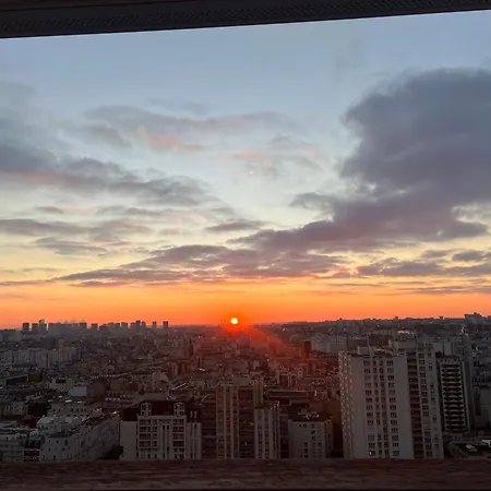 Privee Dans Vue Imprenable Sur La Tour Eiffel 홈스테이 파리