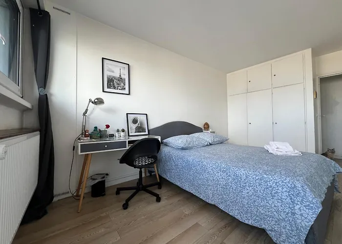 Privee Dans Vue Imprenable Sur La Tour Eiffel Accommodatie bij particulieren Parijs
