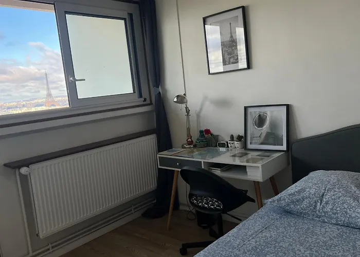 Accommodatie bij particulieren Privee Dans Vue Imprenable Sur La Tour Eiffel *