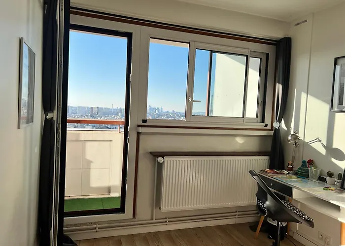 Privee Dans Vue Imprenable Sur La Tour Eiffel Accommodatie bij particulieren *